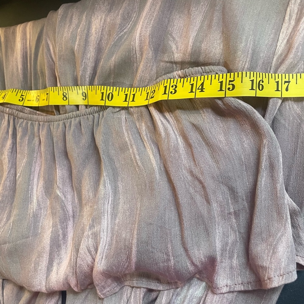 Mocha,Rose,Sleeveless,tube top onesie pant suit,jumpsuit,romper,small - Picture 10 of 13